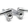 HTTMT HB015- Adjustable 8" Chrome Clip Splitter Handlebars Compatible with H-D Dyna FXR Sportster Custom view 3