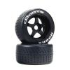 ARRMA dBoots Hoons 53/100 2.9 Tire Set Silver 5-Spoke (2), ARA550103 view 1