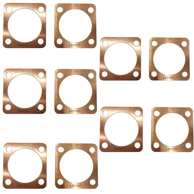 10pcs LD100 Chopper Cylinder Head Gaskets, Chopper Head Gaskets, 2 Stroke LD100 Engine Kit Gas Motorized Bike