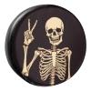 Foruidea Rock and Roll Skull Skeleton Bone Love Music Spare Tire Cover PU Leather Wheel Tire Cover Fit Trailer, RV, SUV and Many Vehicle 16inch view 1
