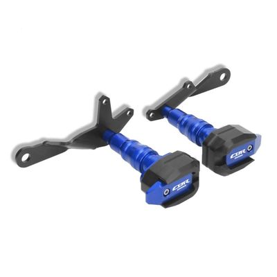 AL-mart Motorcycle Body Frame Slider Engine Anti Crash Guard Compatible with Hon-da CBR500R 2017-2022 Blue