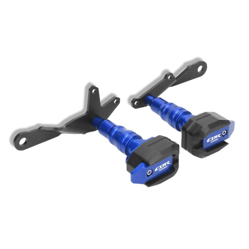 AL-mart Motorcycle Body Frame Slider Engine Anti Crash Guard Compatible with Hon-da CBR500R 2017-2022 Blue