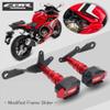 AL-mart Motorcycle Body Frame Slider Engine Anti Crash Guard Compatible with Hon-da CBR500R 2017-2022 Blue view 2