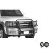 Black Horse Grille brush Bumper Guard Modular Black Come with Pair of 5.3" Dia.LED Lights with Black Trim Rings Compatible with 1999-2002 Toyota 4Runner-17TN23MA-PLFB view 2