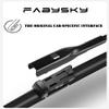 Fabysky 3Pcs Windshield Wiper Blades for GMC Terrain2010-2017, Chevy Equinox 2010-2017, Original Equipment Automotive Replacement Windshield Wiper Blades for My Car- 24"/17"/13" (Set of 3) view 4