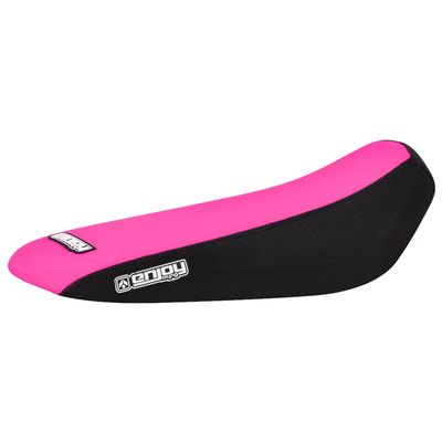 Enjoy Mfg USA-Made Seat Cover - Compatible with Sur Ron Sur-Ron Light Bee MX & X E-Bike #349 (Black Sides w/Pink Top)