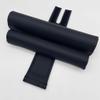 Solid Color Nylon BMX Pad Sets - Extra Wide Bar Pad (for Cruiser Style Handlebars) Black 1.5" top Tube Diameter view 1