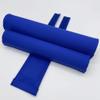 Solid Color Nylon BMX Pad Sets - Extra Wide Bar Pad (for Cruiser Style Handlebars) Black 1.25" top Tube Diameter view 2