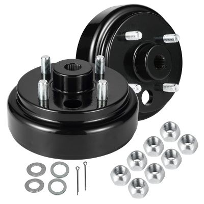 XUANYUDG0769 Golf Cart Brake Drum for EZGO TXT/PDS 1982-up Electric (Not Fit Gas Models), Replace OEM# 19186G1P, 2 Pack
