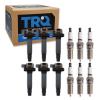 TRQ Ignition Coil & Spark Plug Kit Iridium 12 Piece Compatible view 1