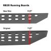 Go Rhino RB20 Slim Running Boards | 87", Galvanized Steel, Protective Bedliner Coating | 69400087ST view 4