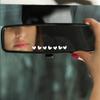 2 pcs Love Rear View Mirror Decal Sticker, Miniature Decor Sticker for Car Mirror - Love Stickers (10cm, Red) view 1
