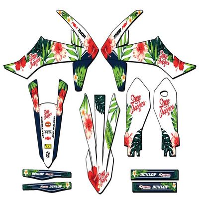 2021-2024 MC-E 5 Tropic White Senge Graphics Base Kit Compatible with GASGAS