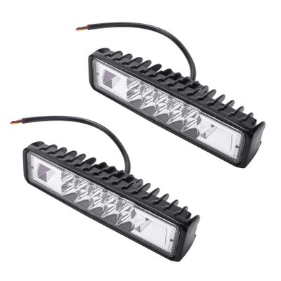 Pasotim 2X 48W Strobe Flash Work Light Led Light Bar White Yellow for Offroad ATV SUV Trailer Car 12V