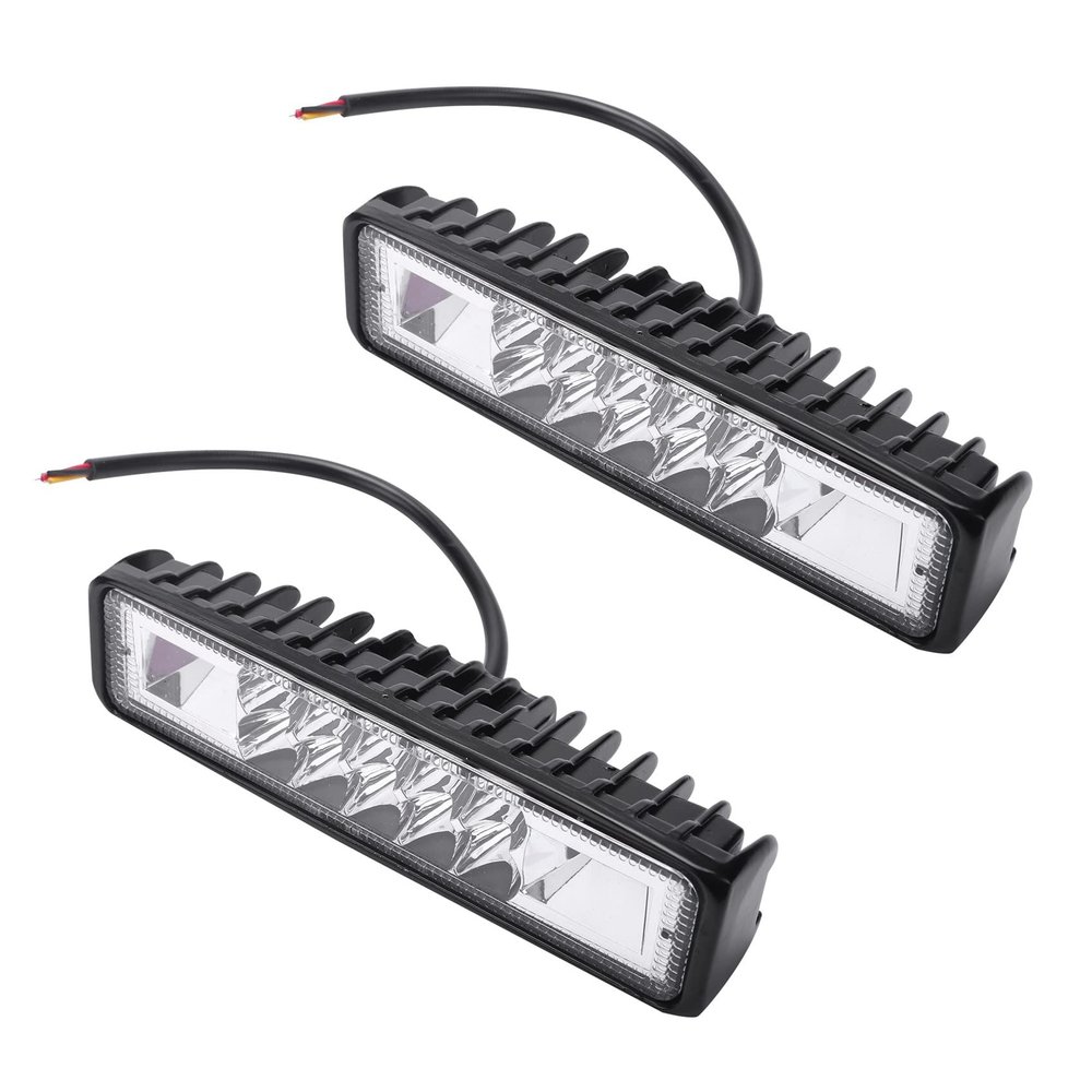 Pasotim 2X 48W Strobe Flash Work Light Led Light Bar White Yellow for Offroad ATV SUV Trailer Car 12V