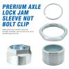 Axle Lock Nut Kit for Honda TRX300EX TRX400EX TRX450R TRX450ER TRX250X TRX300X TRX400X ATC250R ATC350XOEM# 90308-HB9-000 43127-HA2-000 90307-HA2-000 90652-HA2-000 view 3
