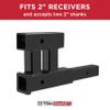Dual Hitch Extension, Fits 2 in. Receivers, 4,000 lb. Capacity view 2