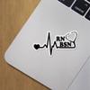 Decal Stickers of Stethoscope Rn BSN Heartbeat Premium Indoor (No Waterproof) Vinyl Decal Stickers for Laptop Phone Accessory Helmet Car Window Mug Tuber Cup Door Wall Decoration ANDVER391083bBL view 2