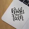 Decal Stickers of Brush Your Teeth Premium Indoor (No Waterproof) Vinyl Decal Stickers for Laptop Phone Accessory Helmet Car Window Mug Tuber Cup Door Wall Decoration ANDVER3c7163aBL view 2
