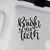Decal Stickers of Brush Your Teeth Premium Indoor (No Waterproof) Vinyl Decal Stickers for Laptop Phone Accessory Helmet Car Window Mug Tuber Cup Door Wall Decoration ANDVER3c7163aBL view 3