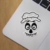 Decal Stickers of Scarecrow Face Premium Indoor (No Waterproof) Vinyl Decal Stickers for Laptop Phone Accessory Helmet Car Window Mug Tuber Cup Door Wall Decoration ANDVER30g4680BL view 2