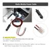 KUIDAMOS Car Cigarette Power Cable T Shaped Power Cable Cigarette Lighter Cable Mobile Radio Installations 1.5M Radio Cord Power Cable Cord for FT 7900/7800/ 8800/8900/1907/1807/180 etc T Connectors view 2