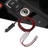 KUIDAMOS Car Cigarette Power Cable T Shaped Power Cable Cigarette Lighter Cable Mobile Radio Installations 1.5M Radio Cord Power Cable Cord for FT 7900/7800/ 8800/8900/1907/1807/180 etc T Connectors view 4