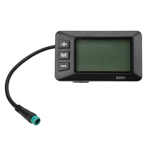 Electric Display Meter,36V 48V LCD GD01 Display 5 Pin Plug for Agreement 2 Communication Protocol Controller
