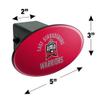 GRAPHICS & MORE East Stroudsburg University of Pennsylvania Warriors Logo Oval Tow Trailer Hitch Cover Plug Insert view 3