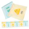 Zerodeko 30pcs Self-adhesive Car Trash Bags Disposable Litter Pouch for Vehicles Office and Kitchen Convenient Garbage Storage Includes Cute Hippo Chick Designs view 1