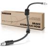 A-Premium Front Driver or Passenger Brake Hydraulic Hose Compatible with Select BMW Models - X1 2013 2014 2015, 2.0L - Replace# 34306799424 view 1