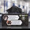 Arkwright Smart Rags Microfiber Cleaning Cloths Bulk, Case of 400, Lint Free 180 GSM Reusable Towels for Auto, Office and Household Cleaning, 12 x 12 in, Black view 4