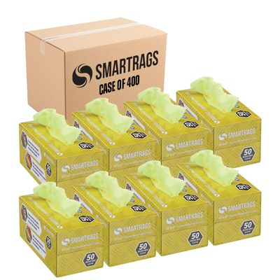 Arkwright Smart Rags in Box - (Bulk Case of 400) Lint Free Microfiber Cleaning Cloth, Scratch & Streak-Free, Dispensable Wash Towels for Cars, Window Glass, and Auto Shop, 12 x 12 in, Yellow