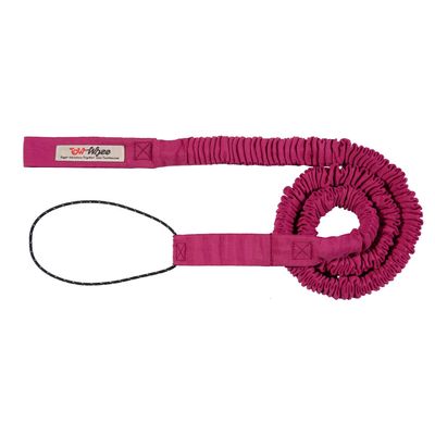 TowWhee - E-Bike & Cycling Stretch Pull Strap | Compatible with Any Bicycle (Adult Burgundy Connect Strap) - Made in The USA