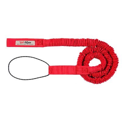 TowWhee - The Original Made in The USA Bike Bungee Tow Rope for Kids | MTB & Cycling Stretch Pull Strap Ride Further with Your Child (Kids Original Red Connect Strap)