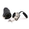 ZBLZGP XHE28 2 3 4 5 6 7 8 10 Pin Waterproof Aviation Connector IP67 Bulkhead Panel Mount Power Cable Connectors High Power LED Connector Outdoor Electric Vehicle Power Coupler (10pin) view 3