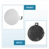 X AUTOHAUX Front Bumper Tow Hook Cover Car Towing Hook Eye Hole Cover Replacement 51117207299 for BMW 3 Series E90 E91 2009-2012 White view 3