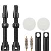 Corki Cycles Tubeless Presta Valve Stem 44 mm with 2PCS Valve Core and 2PCS Remover Tool (Black) view 1