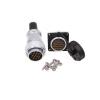 ZBLZGP WEIPU WS28 17 Pin High Voltage Power Cable Connector Automotive Bulkhead Solder Circular Industrial Aviation Metal Panel Mount Male Female Plug Socket Dustproof Signal Cable Assembly view 2