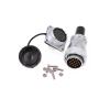 ZBLZGP WEIPU WS28 17 Pin High Voltage Power Cable Connector Automotive Bulkhead Solder Circular Industrial Aviation Metal Panel Mount Male Female Plug Socket Dustproof Signal Cable Assembly view 4