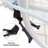 WEEROCK Adjustable Height Bike Kickstand Aluminium Alloy Double Leg Kick stand Fits For 24/26/28 Inch Single Speed Bicycles view 4