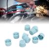 Hidyliu 50 Pcs A/C Valve Core Cap, Universal A/C Repair Refrigerant Charging Port Cover Auto Accessory A/C Refrigerant Port Cap Seal for Car M9 view 2