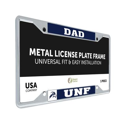 Desert Cactus University of North Florida Ospreys License Plate Frame (Dad)