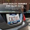 Desert Cactus University of North Florida Ospreys License Plate Frame (Dad) view 4