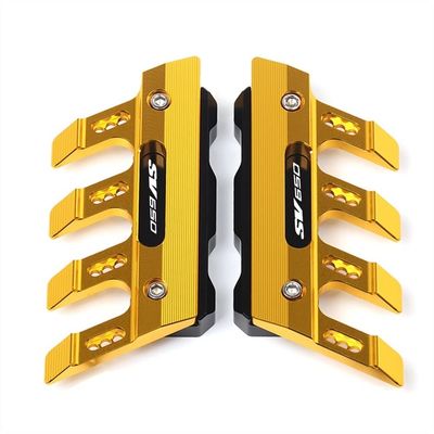 EMLEVO for Suzuki SV650 SV650S SV650A SV650X Motorcycle Fall Side Guard Front Fork Protector Front Fender Protection Block Side Guard CNC Aluminum Multiple Colour (Color : Gold)