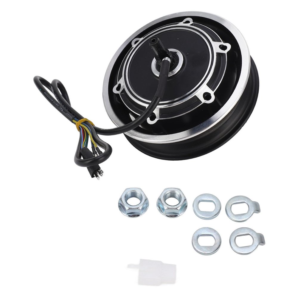 RiToEasysports Electric Scooter Wheel Hub, 48V 1000W Brushless Disc Brake Hub Motors 6.5Inch Diameter Hub