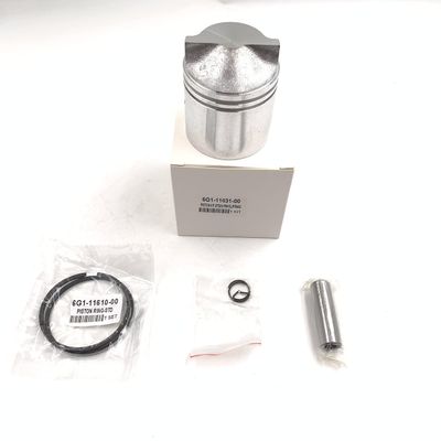 6G1-11631 6G1-11610 Piston with Ring STD Kit for Yamaha Outboard Motor 2 Stroke 6HP 8HP 6G1-11631-00 6G1-11610-00 50mm