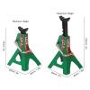 VGEBY Portable RC Jack Stand Set, Height Simulation Decorative Accessory Mini Lifting Jack Car & Truck Bodies for SCX10 D90 110 RC Car (Green) Rc Stand view 2