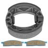 Front and Rear Brake Shoes Pads for Yamaha TTR125 TT-R 125 LWM/L/LE 19"/16" Wheels 2000-2009 2011-2021 Drum Brake Shoe Set view 1