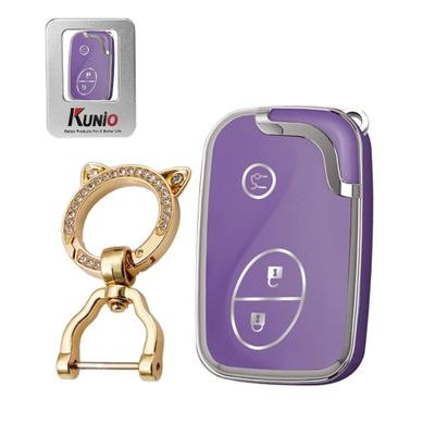 KUNIO TPU Car Key Fob Cover Case Fit for Lexus CT200H ES350